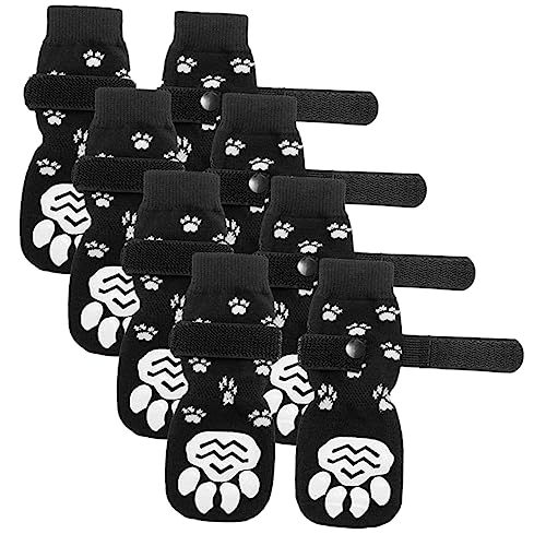 Supvox 32 STK Hundesocken pet paw pet Supplies Welpenzubehör Abriebfeste Katzensocken Pfote sockenschuhe wasserdichte Socken waschbare Welpensocken Hundezubehör draussen Haustier socken von Supvox