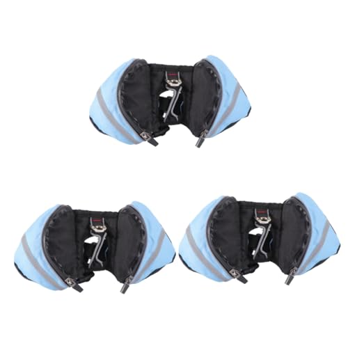 Supvox 3St Hunderucksack hundegeschirr wandern Reiserucksack Hunde Rucksack Dog Backpack Welpengeschirr hundekotbeutel Camping Rucksack für Hunde Hund satteltasche der Hund Hundetasche von Supvox