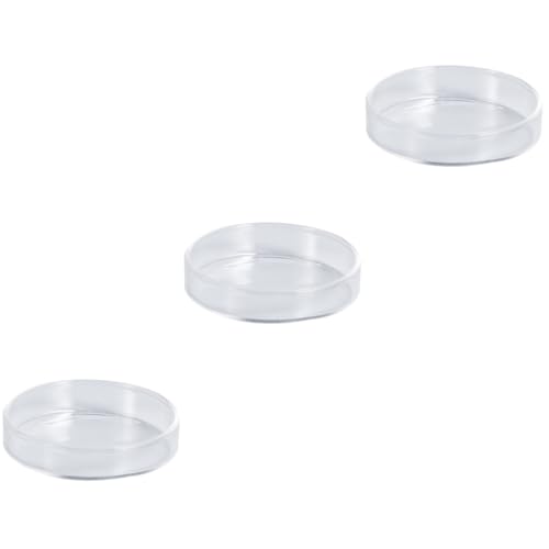 Supvox 3St Garnelenfutter runde Gerichte Süßwasser-Tray-Futter runde transparente Tablettplatte Garnelenschüssel aus Acryl Fish Tank Feeding Bowl Futternapf Futterbecken für Garnelen von Supvox