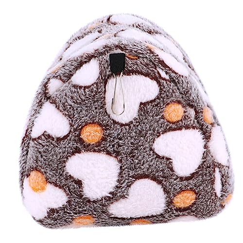 Supvox 3St Hängematte für Hamster Igelbettwäsche Haustierhaus im Winter Zwergenversteck haustierbett pet Bed Schlafsack Wärmebett für kleine Haustiere Hamsterbettwäsche Flanell Baumwolle von Supvox