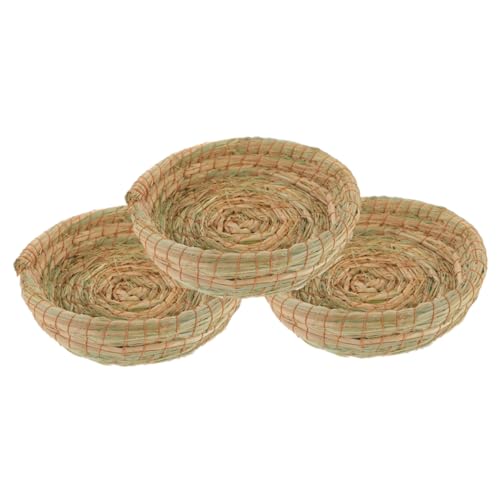 Supvox Flop Bett Natürliche Handwoven Nest Haushalt Haustier Nest Bequeme Haustier Ruhen Pad von Supvox