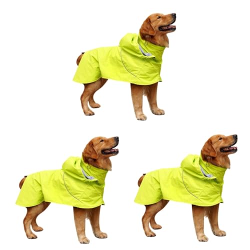 Supvox 3St Hund Regen Slicker Futterschnecke für Fischwürmer Regenbekleidung für Hunde Hunde-regencape hunderegencape wimperntusche Poncho Regenmantel für Haustiere Nylon-Hunderegen Chef von Supvox