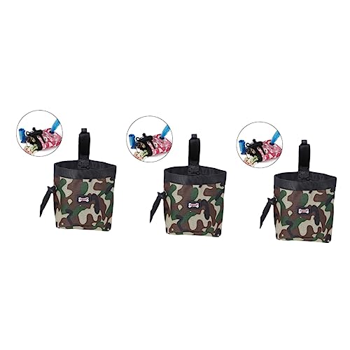 Supvox 3St Leckerlibeutel für das Hundetraining leckerlietasche Treat Bag Haustier-Trainings-Leckerli-Beutel Snacks für Hunde Snack-Taschen Snackbeutel Hundebehandlungstasche Tarnung von Supvox