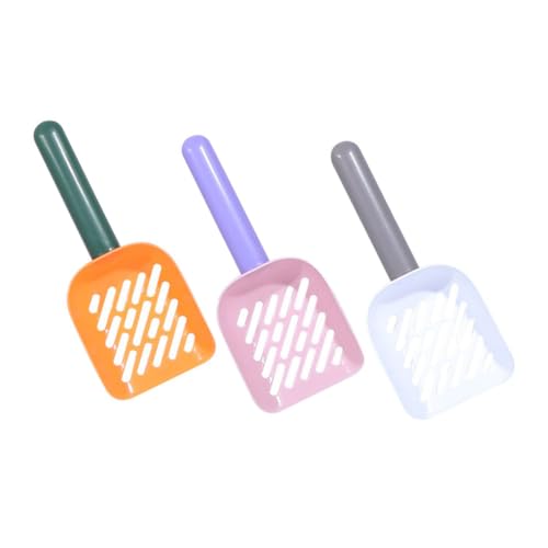 Supvox 3St Schaufel für Katzenstreu Streuschaufel Katze Sandschaufel Outdoor-Schaufel für Haustiere pet Supplies cat Litter Shovel Schaufel für Haustierstreu Haustier Schaufel Plastik von Supvox