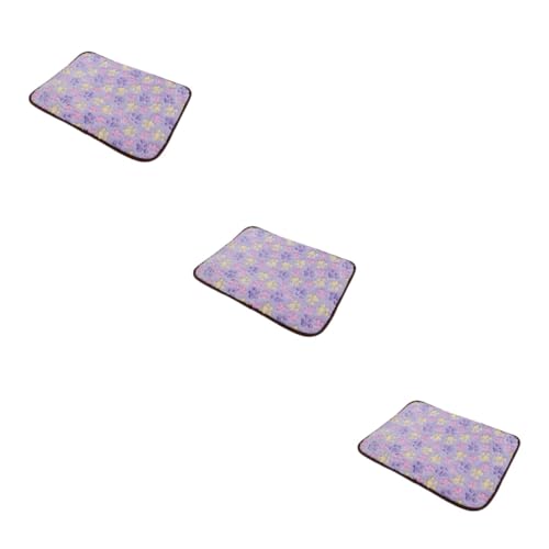 Supvox 3St Sommerkühlmatte für Haustiere Kühlkissen für Haustiere Kühlmatte für Welpen Hund Sommermatte Haustier-Sommermatte pet Bed petbett Sommer kühlmatte Haustier Sommermatte Violett von Supvox