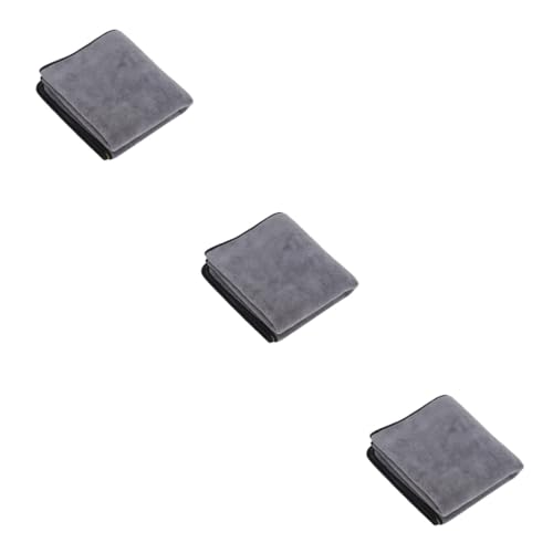 Supvox 3St Waschhandtuch für Haustiere schnelltrocknend Handtuch schnell trockenes Handtuch mikrofaser Badetuch schnell trocknende Decke Badetuch für Haustiere Hundehandtuch Dark Grey von Supvox