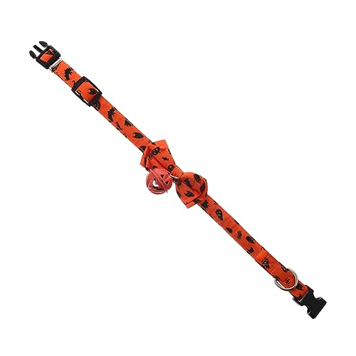 Supvox 3st Halloween-Kragen Verstellbare Hundehalsbänder Welpenhalsband Katze Schleife Dekoration Sicherheitshalsbänder Für Kätzchen Hundehalsketten Für Kleine Hunde Hündin Polyester von Supvox