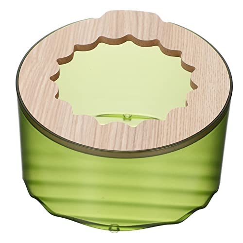 Supvox 3st Hamster Toilette Kleintier Badehaus Kleine Tiere Rattensand-badewanne Hasenzubehör Chinchilla-Badezimmer Badewanne Für Haustiere Klare Wanne Meerschweinchen Sand Abs， Green von Supvox