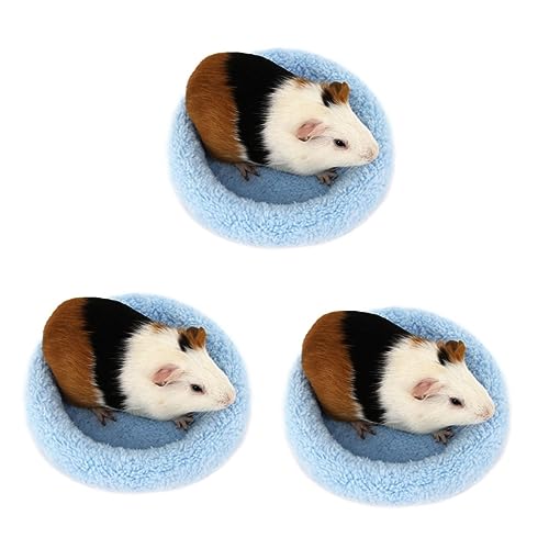 Supvox 3st Hamsterbett Warm Igel Bett Futter Für Meerschweinchen Schlafdecke Für Haustiere Hamsterhausmatte Warme Matten Für Kleine Haustiere Hamster Winter Warm Hase Maschinenwäsche von Supvox