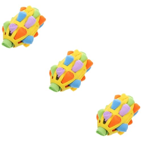 Supvox 3St Hund sucht nach fehlenden Futterbällchen Interactive Dog Toys interaktives Spielzeug Hundebälle Leckerli-Spender für Hunde Leckerli-Ball für Haustiere der Hund Spielzeug kauen von Supvox