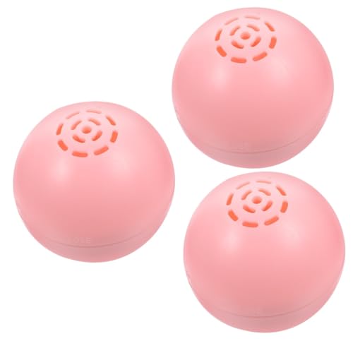 Supvox 3st Leuchtende Kugel Interessante Katzenbälle Interaktive Katze Katzenglocke Kugel Interaktives Hundespielzeug Tragbare Katzenbälle Katzen-Teaser-Ball Katzenball Rosa Die Hüften von Supvox