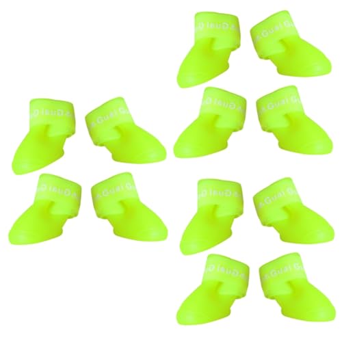 Supvox 3st Regenstiefel Für Hunde Hundestiefel Aus Gummi Schneeschuhe Für Hunde Hundesocken Regenstiefel Für Welpen Latex-überschuhe Für Regen Hundeschuhe Für Schnee Stock Haustier von Supvox