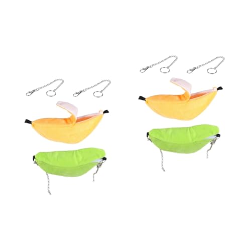 Supvox 4stücke Hängematte Für Kleintiere Banana Schlafplatz Für Hamster Co Warmer Bequemer Rückzugsort Für Nager Im Käfig Für Kätzchen Meerschweinchen Ratten Frettchen Supvox 4stücke Hängematte Für Kleintiere Banana Schlafplatz Für Hamster Co Warmer Bequemer Rückzugsort Für Nager Im Käfig Für Kätzchen Meerschweinchen Ratten Frettchen von Supvox