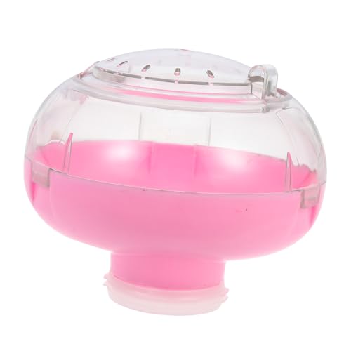 Supvox 4 Stück Hamsterbad Hamster klo Hamster Spielzeug hamsterkäfig Hamstertunnel Hamster cage Badesand Hamsterdusche Sand Haustier Hamster Badezimmer Sandbad für Hamster Plastik Rosa von Supvox