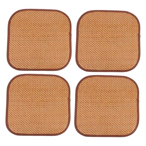 Supvox 4pcs Gras Matte Bettwäsche Cooling Pad Matte Woven Gras und Rattan Pet Gesundheit Spielzeug Zähne Reinigung Tiere von Supvox