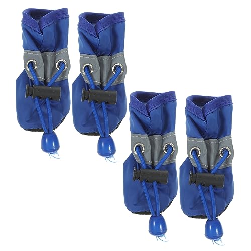 Supvox 4 Stück Schuhe Für Hunde Winterstiefel Für Hunde Hundestiefel Uk Hundestiefel Für Hartholzböden Socken Für Hunde wasserdichte Hundestiefel Für Kleine Hunde Strandschuhe Für von Supvox