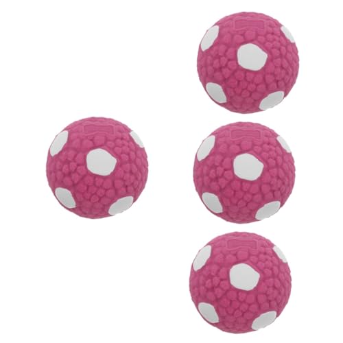 Supvox 4 Stück Hundespielzeugball Outdoor Spielset Welpen Kauspielzeug Hundebälle Hundekauspielzeugball Für Hunde Welpen Beißspielzeug Haustierspielzeug Für Hunde Aggressive von Supvox