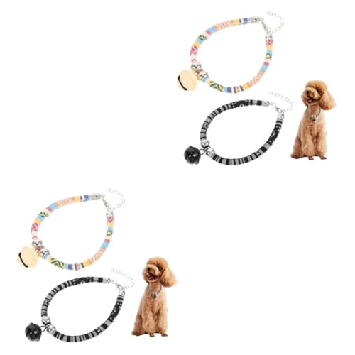 Supvox 4 Stück Katze Verstellbare Glöckchen Verlängerungskette Kätzchen Mädchen Welpe Für Mädchen Spielzeug Ethnische Accessoires Nylon Multifunktion von Supvox