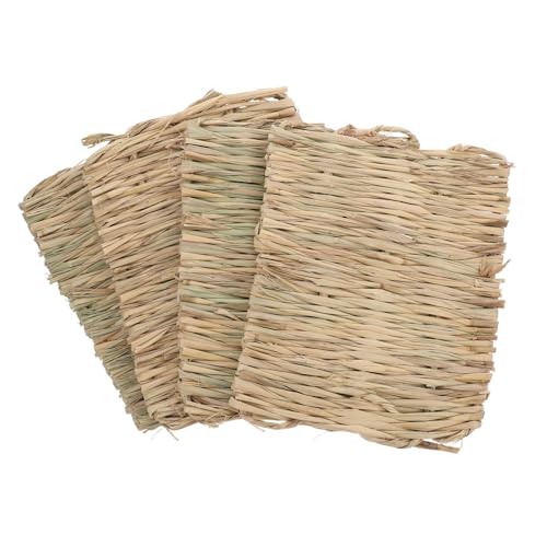 Supvox 4 Stück Nestunterlage Heumatten Für Vögel Grasmatte Vogelkäfigmatte Kaninchen Kratzmatte Kaninchen Habitat Teppich Hamster Einstreu Futtersuchmatte Meerschweinchen Supvox 4 Stück Nestunterlage Heumatten Für Vögel Grasmatte Vogelkäfigmatte Kaninchen Kratzmatte Kaninchen Habitat Teppich Hamster Einstreu Futtersuchmatte Meerschweinchen von Supvox
