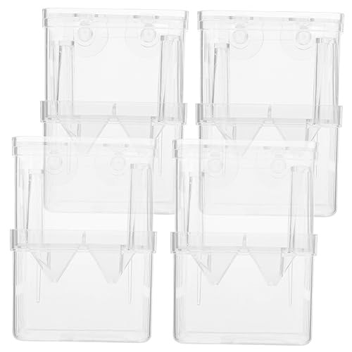 Supvox 4 Stück Teiliges Kleine Isolation Boxen für Zucht von Guppys Aufzuchtbecken für Aquarien Fisch Brutkasten zur Trennung von Jungfischen und Schutz vor Erwachsenen Supvox 4 Stück Teiliges Kleine Isolation Boxen für Zucht von Guppys Aufzuchtbecken für Aquarien Fisch Brutkasten zur Trennung von Jungfischen und Schutz vor Erwachsenen von Supvox