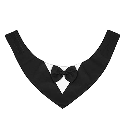 Supvox 5 Stück Hunde Lätzchen Katzen Fliegenhalsband Welpen Hunde Krawattenhalsband Hochzeit Haustier Bandana Kleines Hunde Bandana Kleine Hundehalsbänder Hunde Party Schal Hunde von Supvox