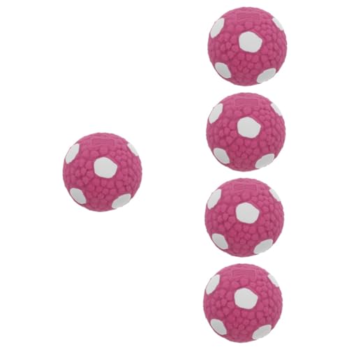 Supvox 5st Hundespielzeugball Kauspielzeug Für Welpen Hundebälle Bälle Für Kleine Hunde Ball Für Hunde Spielzeug Für Hunde Aggressive Kauer Kleine Bälle Für Hunde Welpenball Violett Gummi von Supvox