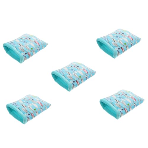 Supvox Hamster Beutel 5st Schlafsack Für Hamster Chinchilla-Spielzeug Meerschweinchen Warmes Bett Meerschweinchen Schlafsack Weihnachtshamsterhaus Hamsterhausbett Rattennestbett Frettchen Baumwolle von Supvox