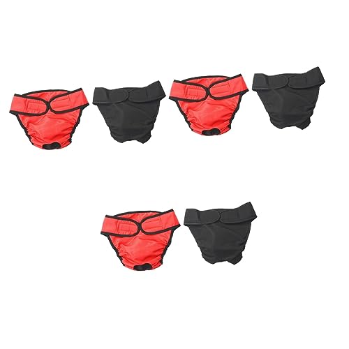 Supvox 6 STK Windel Für Hündin Haustier-PIPI-pad Welpenwindel Weibliche Hundehose Dessous Höschen Hunde-PIPI-pad Hundekleidung Welpen-PIPI-Pads Für Kleine Hunde Welpen Pads von Supvox