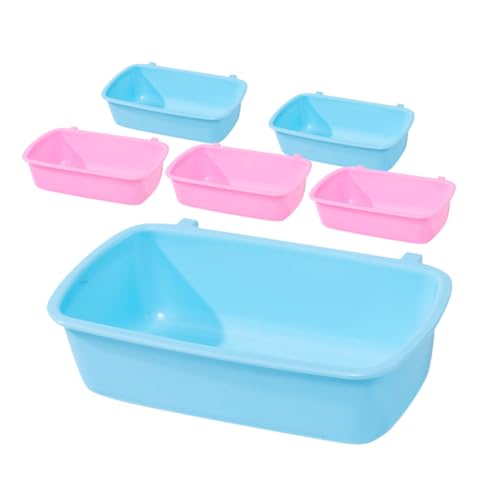 Supvox 6st Futterbox Für Hamster Heu Groß Futterautomat Für Haustiere Verschütten Wasserflasche Meerschweinchen Hunde Wasserbrunnen Meerschweinchen Wassernapf Coop Slow Bowl Für Hunde Pp von Supvox