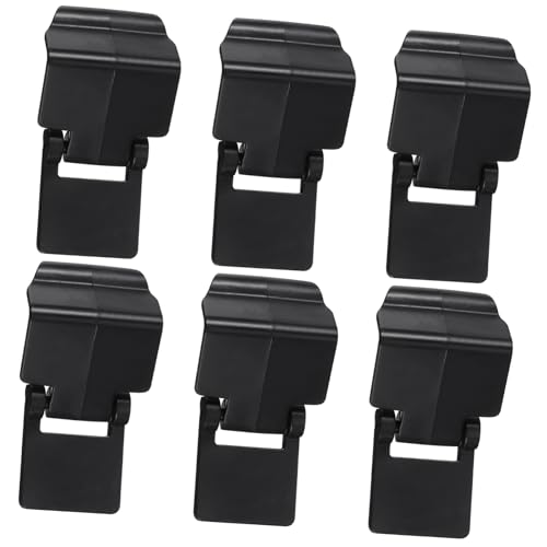 Supvox 6st Zylinders Chloss Aquarium-Clips Sicherheits-terrarienschloss Gallin Schlangengehege Futtertankteile Schildkröten-Terrarium-Teile Aquariumdeckelverriegelung Zehn Scrwen Plastik von Supvox