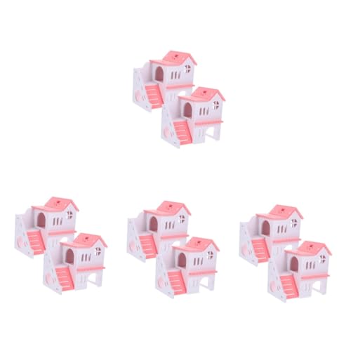 Supvox 8 STK Hamster Doppel Villa Hamsterzubehör Villa Im Hamsterkäfig Hamstervilla Hamster-Hide-Villa Hamsterhaus-Villa Hamster Verstecken Rattenvorräte Rattenhaus Schottland Nest PVC von Supvox