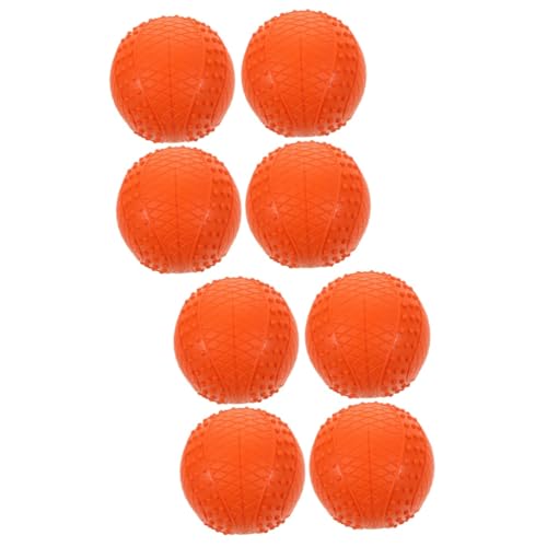 Supvox 8 STK Hundeball aus Gummi Dog chew Toy hundekauspielzeuge Hunde bälle Dog Toys Backenzahnspielzeug für Hunde Leckerli-Ball für Hunde Bälle für Hunde Welpenball sauber Hundebiss von Supvox