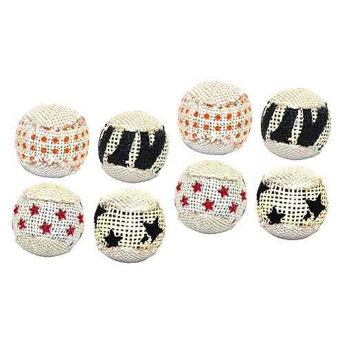 Supvox 8 STK Katzenkratzbrett interaktives Knisterspielzeug Katzenbälle Katze kratzmatte katzenkratzmatte cat Toys Spielzeuge Katzenspielzeug Kätzchen Kratzbrett Haustier Katze Hundeball von Supvox