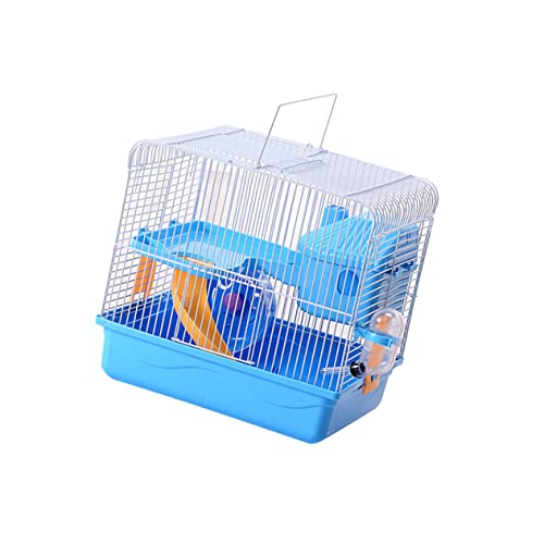 Supvox Chinchillakäfig Hamster käfig Hamster cage schnapsverteiler wasserverteiler dekofenster Hamsterkäfige Hellblau Hamster+Käfige Haustierkäfig Villenkäfig für kleine Haustiere Blue von Supvox