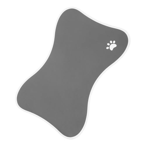 Supvox Futtermatte Für Haustiere Hundenapf Pad rutschfeste Katzenmatte Wassermatte Für Kätzchen Schlafunterlage Küchenwäscheteppich Katzennapfmatte Hundenapf Matte Pu Dämmplatten Klein von Supvox