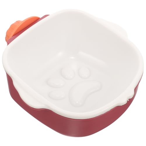 Supvox Futternapf für Haustiere Abgabe Behälter für Hundefutter Tierfutterspender Müslischale Cocker pet Supplies Dog Bowl katzennapf personalisiert Hundenäpfe Hundenapf Plastik von Supvox