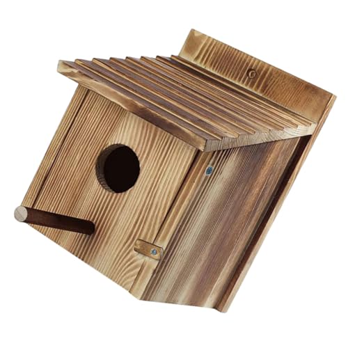 Supvox Vogelhaus für den Garten aus Holz Vogel hängendes Nest Vogelhäuschen aus Gartendekoration Garten vogelnest das Vogelnest Vögel Haustier Vogel Vogelkäfig Kleiner Papagei hölzern von Supvox