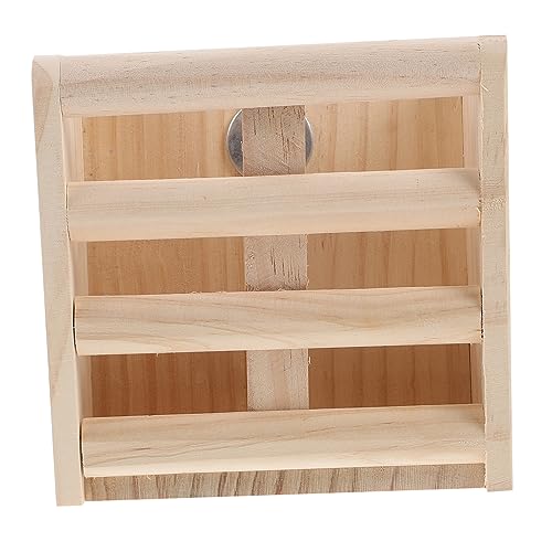 Supvox Grasständer Aus Holz Für Haustiere Holzhalter Gestell Haustierbedarf Kaninchenkäfig Futterspender Hasenkäfigbedarf Meerschweinchenhalter Holzfutterspender Kaninchenkäfig von Supvox