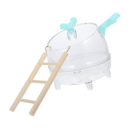 Supvox Hamster Badezimmer Toilette Badehamster Schönheitsbeckenhamster Spa-Hamster Sandbad für Hamster Hamsterkäfig Zubehör Badschale für Hamster Meerschweinchen-Badezimmer das Haustier von Supvox