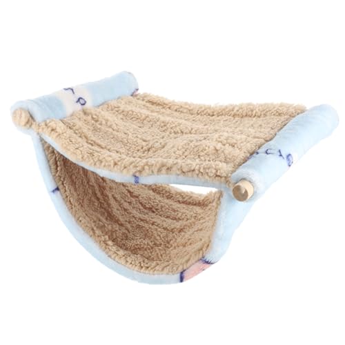 Supvox Hamster Hängematte Doppelstock Hamsterbett Atmungsaktiv Komfortabel Für Kleintiere Wie Chinchilla Ratten Papagei Käfigzubehör Blau Supvox Hamster Hängematte Doppelstock Hamsterbett Atmungsaktiv Komfortabel Für Kleintiere Wie Chinchilla Ratten Papagei Käfigzubehör Blau von Supvox