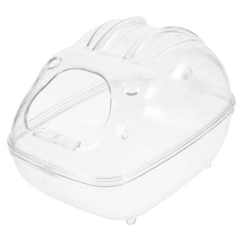 Supvox Hamster Sandbad Box Für Kleintiere Transparente Badewanne Für Hamster Und Meerschweinchen Staubfrei Und Leicht Zu Reinigen Ideal Für Die Pflege Kleiner Haustiere von Supvox