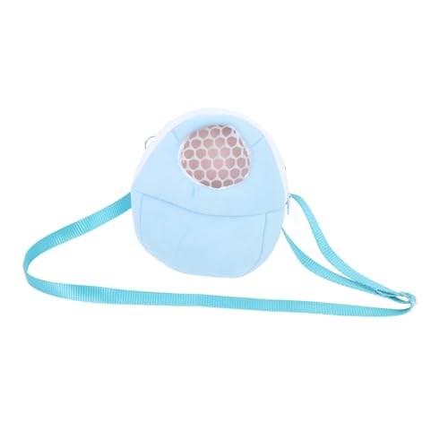 Supvox Hamster-tüte Zum Mitnehmen Tragbarer Hamsterhalter Tragetasche Für Kleine Haustiere Kaninchenträger Hamster-Outdoor-träger Bärtiger Drachenträger Hasenträger Samt Sky-Blue von Supvox