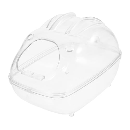 Supvox Hamster Sandbad Box Für Kleintiere Transparentes Badezimmer Für Hamster Und Chinchillas Sandbadewanne Für Hygienische Pflege Mittlere Größe Ideal Für Meerschweinchen Und von Supvox