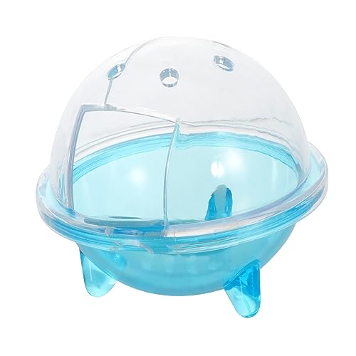 Supvox Hamsterbad Hamster klo Hamster sandbad Hamster-Duschraum Hamstertoilette UFO Hamster Badezimmer Haustier Badewanne Hamster Toilette Badebecken Container Hamstersand Plastik von Supvox