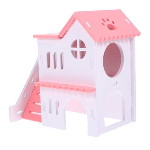 Supvox Hamsterhaus Hamster hamsterspielzeug Kleintier Versteckhaus für Hamster nagerhaus Hühnerstall Hamster Unterschlupf Rattenvorräte dekoratives Rattenversteck PVC von Supvox