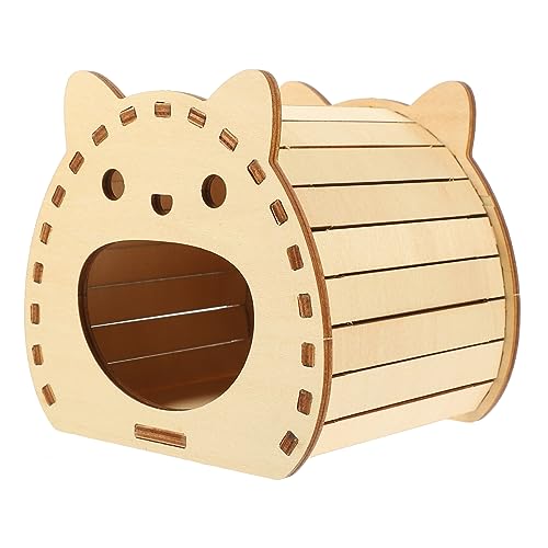 Supvox Hamsternest- Tunnel Hamster-Verstecknest Kleiner Tierkäfig verstecken Versteck aus Hamsterholz Hamster-Erdbeerzimmer Hamsterzubehör hölzern Supvox Hamsternest- Tunnel Hamster-Verstecknest Kleiner Tierkäfig verstecken Versteck aus Hamsterholz Hamster-Erdbeerzimmer Hamsterzubehör hölzern von Supvox