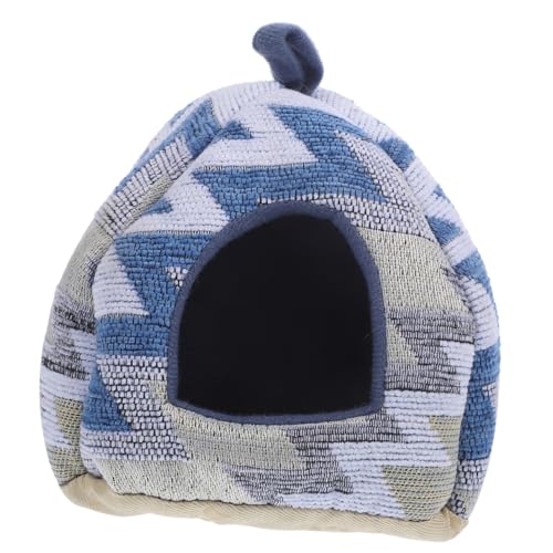 Supvox Hamsternest-hängematte Warmes Vogelnest Warmer Hamsterkäfig Hamsterversteck Hamsterbett Goldenes Bärenhaus Kaninchen-winterzelt Papageienbett Haustier Baumwolle Meerschweinchen von Supvox