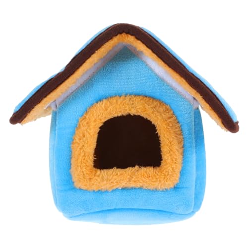 Supvox Hamsternest Chinchilla-Accessoire Haustier Hamsterhaus Schönes Chinchillahaus Haushalt Hamsterhütte Haustierbetthaus Haushalt Chinchilla- Kleines Stoff Ruhebett Empfindlich von Supvox