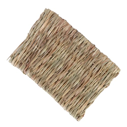 Supvox Material Haustier Zähneknirschen Nest 40x28x1cm Meerschweinchen Gemütliche Hamster Spielzeug Kauspielzeug Haustier Nest Hase Matte von Supvox