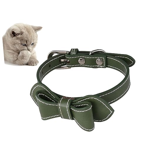 Supvox Haustierzubehör welpenhalsband Kitten Halsband Hunde Halstuch katzenhalsbänder verstellbare Welpenhalsbänder für Streu für Welpen Haustier Hundehalsband PU-Hundehalsband der Hund von Supvox